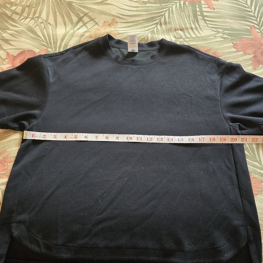 3/$25 Members Mark Short Sleeve Luxe Tee Shirt Medium Black Soft - Picture 5 of 8